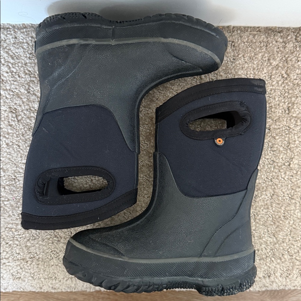 Bogs Kids' Black Rain/snow Boots